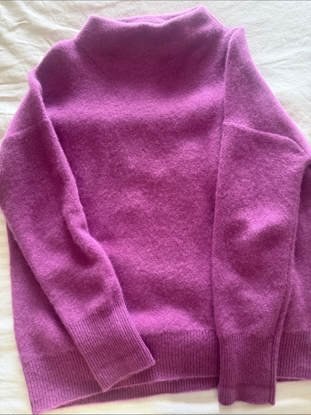 Vince Dewberry boiled Cashmere Funnel Neck Sweater - Picture 6 of 7